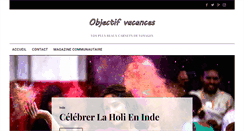 Desktop Screenshot of objectif-vacances.com